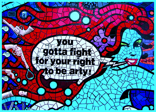 Fight for you right to be arty